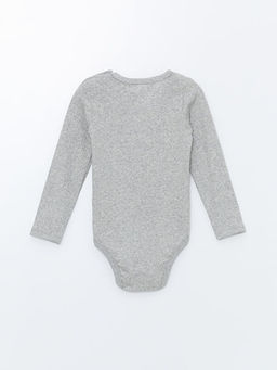 Bisiklet Yaka Bask?l? Erkek Bebek ??t??tl? Bodysuit 2li