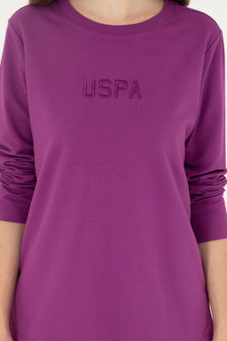 Женский фиолетовый свитшот Неожиданная скидка в корзине - U.s. polo assn фото 6