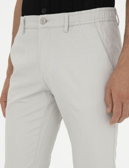 Брюки из плотной ткани узкого кроя Stone - Cacharel фото 6