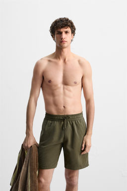 BASIC LONG SWIMMING TRUNKS - Zara фото 2