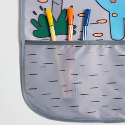 Набор детский для творчества Этель Little dino фартук 49 х 39 см и нарукавники  фото 9