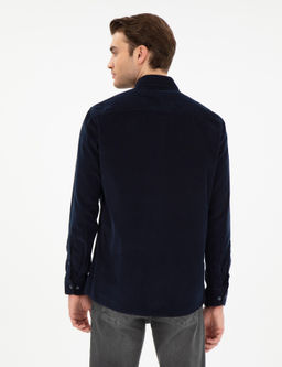 Lacivert Regular Fit Uzun Kollu G_mlek - Pierre cardin фото 5