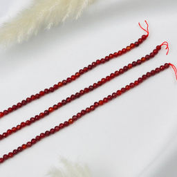 Бусины для украшений из Сердолика (95 бусин)