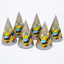 Посуда одноразовая бумажная на 6 персон «С Днем Рождения», Трансформеры