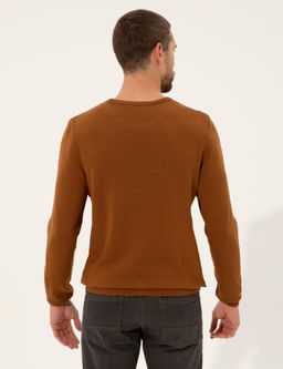 Tar__n Slim Fit Bisiklet Yaka Triko Kazak - Pierre cardin фото 5