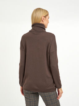 водолазка женская из шерсти в крупную клетку - Glenfield фото 7