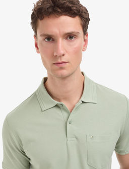 _a_la Regular Fit %100 Pamuk K_vr_lmaz Polo Yaka Basic Ti__rt
