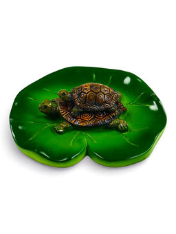 Садовая фигура 10 х 11 х 6 см  водоплавающая  "Черепашки"