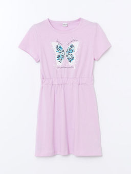 Bisiklet Yaka K?z ?ocuk Elbise