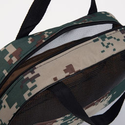 Косметичка на молнии, цвет зелёный/бежевый - Simaland фото 7