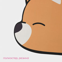 Коврик для дома Доляна Мишка, 40?60 см, цвет бежевый  фото 2