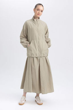 Туника обычного кроя с полуводолазкой и длинными рукавами - Defacto фото 2