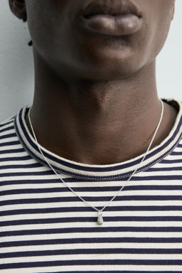 CADENA COLGANTE PIEDRA / Verde gris - Zara фото 2