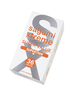 Презервативы Sagami, xtreme, 0.04, латекс, 19 см, 5,4 см, 36 шт.  фото 3