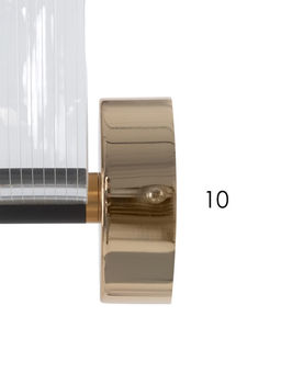 Бра LED 3153/1W, 2×10 Вт, 3000-6000K, золотистое