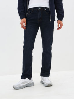 Утепленные мужские джинсы прямые кроя с начесом - Mossmore фото 3