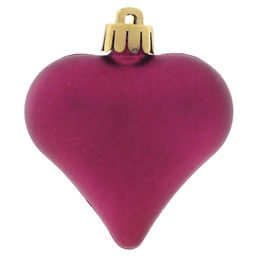 Набор из 6шт Украшение новогоднее "Сердце", L16 W2,5 H10,5 см