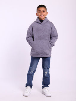 ТД034 Худи с капюшоном (серый) - Милаша фото 6