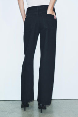 ZW COLLECTION LOOSE FIT MID-RISE JEANS - Zara фото 5