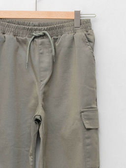 Beli Lastikli Basic Gabardin K?z ?ocuk Kargo Pantolon - Waikiki фото 3