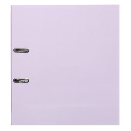 Пaпкa-регистратор А4 75мм Calligrata ламинированная, светлая сирень  фото 4