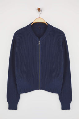 Indigo Genis Kal?p Bomber Yaka Fermuarl? Triko H?rka TWOAW24HI00153