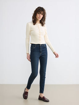 Джинсы женские Skinny Fit высокая талия