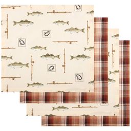 НАБОР САЛФЕТОК ИЗ 4-Х ШТ ЛОВИСЬ РЫБКА,100 - Lefard фото 2