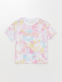 Bisiklet Yaka Batik Desenli K?z ?ocuk ?ortlu Pijama Tak?m? - Waikiki фото 2