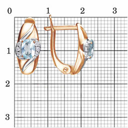 СЕРЬГИ 33111403ДТг - Красная пресня фото 3