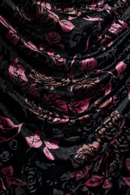 DRAPED VELVET DRESS - Zara фото 6