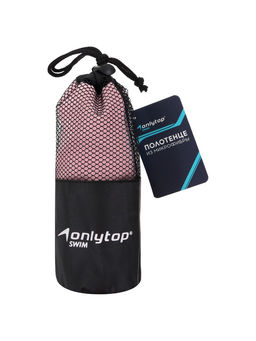 Полотенце из микрофибры ONLYTOP, 40×80 см, цвет розовый