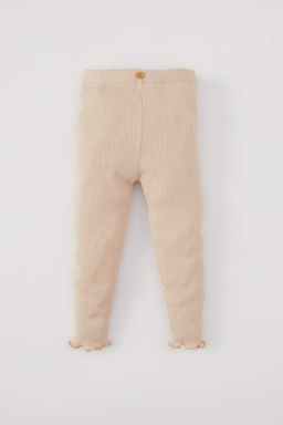 K?z Bebek Duz Paca Fitilli Kaskorse Basic Tayt - Defacto фото 4