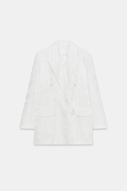 BLAZER JACQUARD ZW COLLECTION LIMITED EDITION / Blanco - Zara фото 6