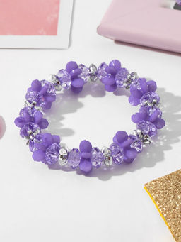 Цена за 2 шт. Браслет детский «Выбражулька» карусель, фиолетовый