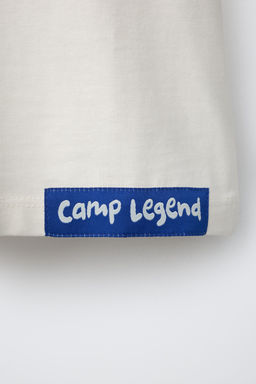 CAMISETA MANGA RANGL?N ESTAMPADO TEXTO / Estampado - Zara фото 6