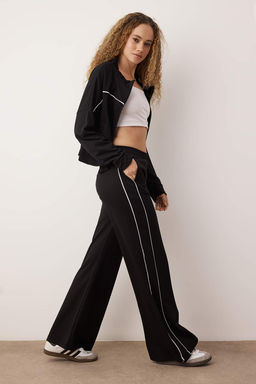 Bordo Biyeli Wide Leg/Genis Paca Orme Spor Esofman Alt? THMAW26EA00001 - Trendyolmilla фото 8
