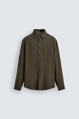 Рубашка CAMISA FLUIDA BOLSILLO хаки
