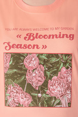 Арт. 3-1153 Футболка женская 50-58 (5 шт) Цвет:лососевый - Калинка фото 7