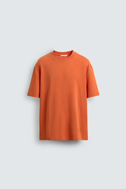 CAMISETA RELAXED FIT INTERLOCK /04 / Naranja