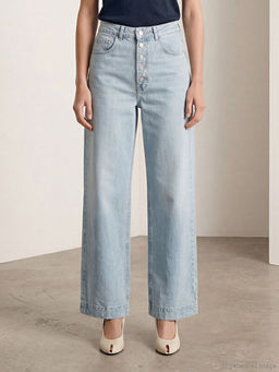 Wideleg Kad?n Jean Pantolon