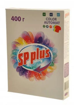 SP PLUS стир.порошок 400гр Колор Автомат (картон)