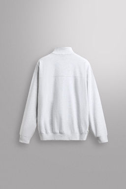 SUDADERA RELAXED FIT CREMALLERA / Gris vigor? - Zara фото 10