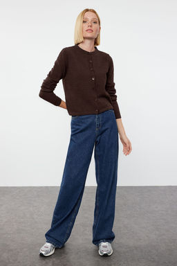 TRENDYOLMILLA Bordo Yunlu Ceket Gorunumlu Triko H?rka TWOAW25HI00049 фото 2