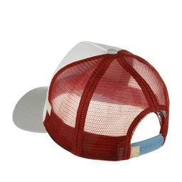 Бейсболка COASTAL арт. HFT Stupid Wave (серый / белый / бордовый) фото 2