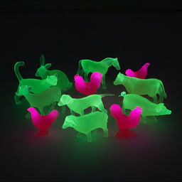 Наборы животных "Фермерские" в пакете