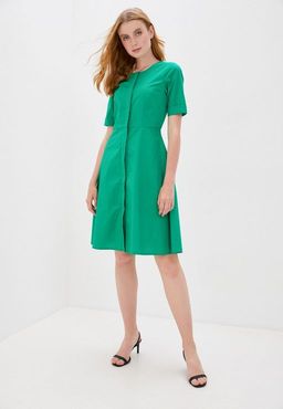 Приталенное платье-миди с расклешенным подолом - Incity фото 10