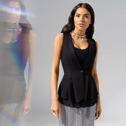 Жилет с прозрачным подолом Форма гениальности - Charutti фото 4