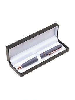 Ручка подарочная шариковая Calligrata «Оригинал», в кожзам футляре, поворотная, корпус синий
