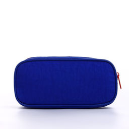 Косметичка-пенал на молнии с карманом, Звезда, васильковая - Simaland фото 2